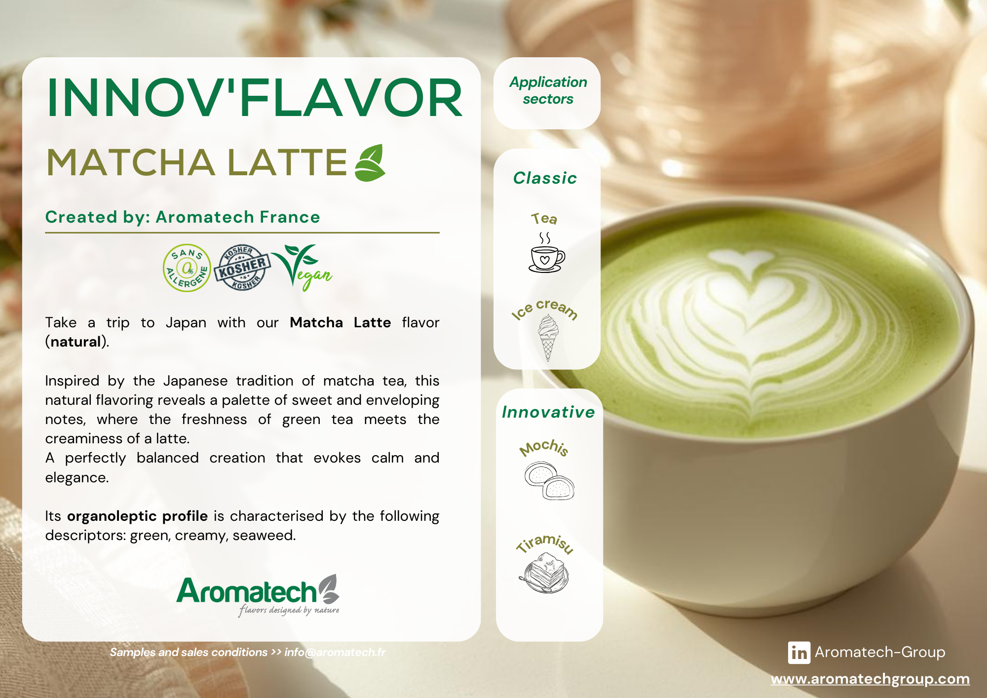 𝑰𝑵𝑵𝑶𝑽’𝑭𝑳𝑨𝑽𝑶𝑹 February : Matcha latte